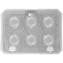 Mars Gaming MNBC23 Base de refrigeración blanca para portátiles de hasta 16 pulgadas con LED azul